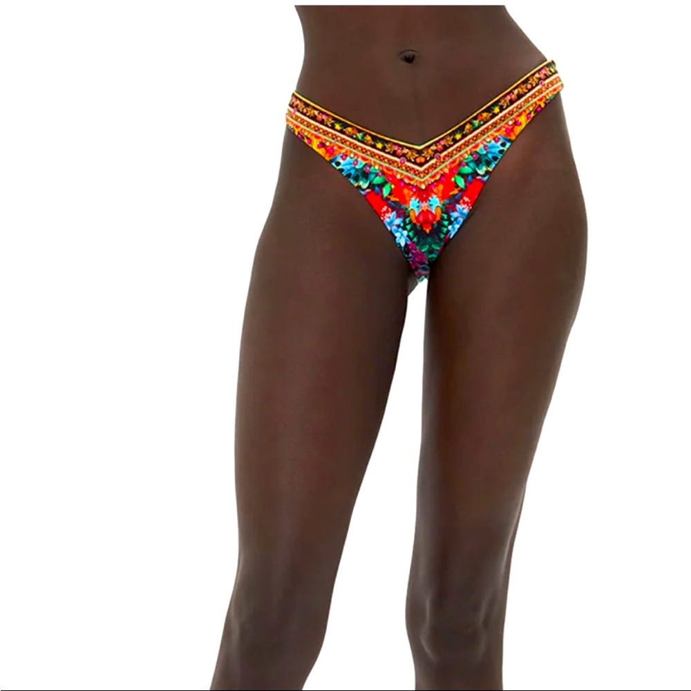 NWT Camilla “In a Flutter” V High Leg Bikini Bottoms